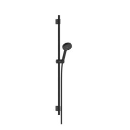 Hansgrohe Activera Select S - Zestaw słuchawki prysznicowej, drążka i węża, 2 strumienie, EcoSmart, czarny mat 28050670