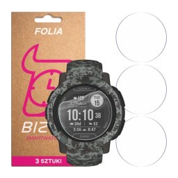 Bizon Watch Film HydroFlex do Garmin Instinct 2X Solar