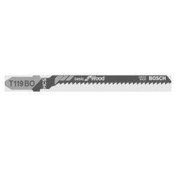 Bosch Akcesoria - Zestaw brzeszczotów do drewna, długość 83 mm, 3 szt. 2608637788