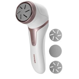 Concept - Pilnik do pięt z akcesoriami, kabel USB, biały/różowe złoto pn3000