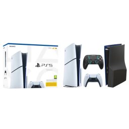 Sony PlayStation 5 Slim E Chassis (PS5) 1TB z napędem + Panele FroggieX FX-P5-C6-B + Pad Yaxo Mantis Rage