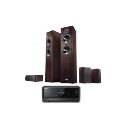 Yamaha MusicCast RX-V4A Czarny, NS-F51/NS-P51 Orzech