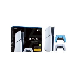 Sony PlayStation 5 Digital Slim E Chassis (PS5) 825GB + Dodatkowy Pad Gwiezdny błękit