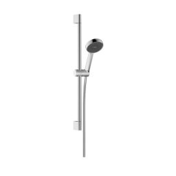 Hansgrohe Activera Select S - Zestaw słuchawki prysznicowej, drążka i węża, 2 strumienie, EcoSmart+, chrom 28045000