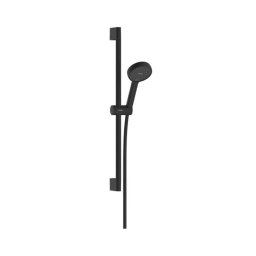 Hansgrohe Activera Select S - Zestaw słuchawki prysznicowej, drążka i węża, 2 strumienie, EcoSmart+, czarny mat 28045670