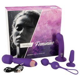 Magic Shiver Feminine - zestaw erotyczny dla kobiet - 4 elementy