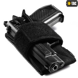 Dyskretna Kabura na pistolet na rzep M-Tac uniwersalna black