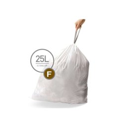 Simplehuman - Worki na śmieci 25 l, typ F, 20 szt CW0165