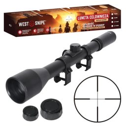 Luneta celownicza Westsnipe 4×28 krzyż celowniczy + montaż