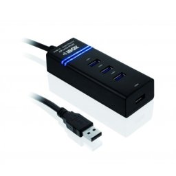 iBOX Hub USB 3.0 IUH3FB (4xUSB 3.0) czarny