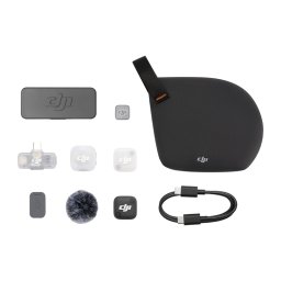 System mikrofonów bezprzewodowych DJI Mic Mini 2 (1 TX + 1 Mobile RX + etui ładujące)