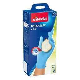 Vileda - Rękawice Food Safe, rozmiar S/M, 40 szt 171013