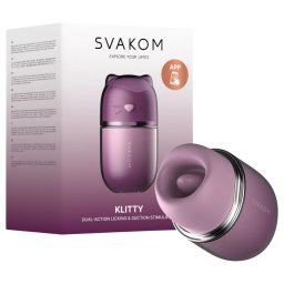 Svakom Klitty - Aplikacją sterowany ssąco‑lizający stymulator łechtaczki
