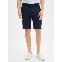 BOSS Orange Bermudy z zawartością lnu - Chino_Tapered_DS_3S Mężczyźni niebieski, 33