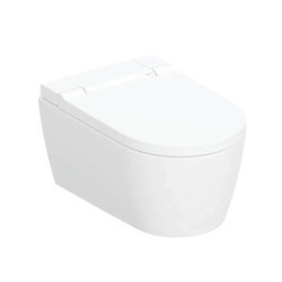 Geberit AquaClean - Bidet elektroniczny Sela z ceramiką, wiszący, TurboFlush, SoftClosing, KeraTect, biały mat 146.220.JT.1