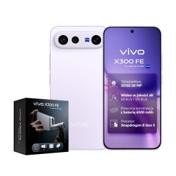 vivo X300FE 5G 12/512GB 6,31" 120Hz 50Mpix Fioletowy + Zestaw