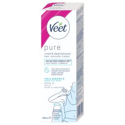 Veet Pure - krem do depilacji okolic bikini - do skóry wrażliwej (100 ml)