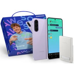 Samsung Galaxy A37 5G 8/256GB 6,7" 120Hz 50Mpix Fioletowy + Powerbank Samsung Qi2 Magnet 5000mAh + Opakowanie prezentowe