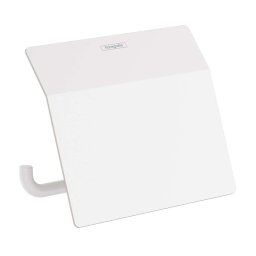 Hansgrohe AddStoris - Uchwyt na papier toaletowy z pokrywą, biały mat 41753700