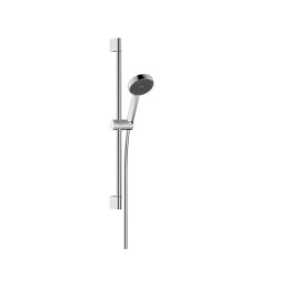 Hansgrohe Activera Select S - Zestaw słuchawki prysznicowej, drążka i węża, 2 strumienie, EcoSmart, chrom 28044000