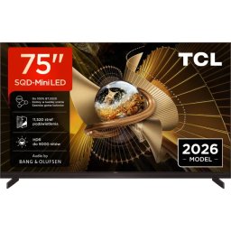 TCL 75X11L 75" SQD-Mini LED 4K 144Hz Google TV Dolby Vision Dolby Atmos DTS-X Bang & Olufsen HDMI 2.1 DVB-T2