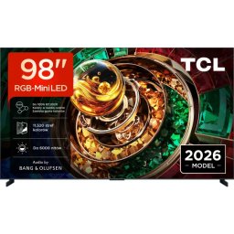 TCL 98RM9L 98" RGB-Mini LED 4K 144Hz Google TV Funkcje AI Dolby Vision Dolby Atmos Bang & Olufsen HDMI 2.1 DVB-T2