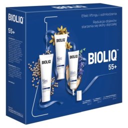Bioliq 55+ Krem intensywnie liftingujÄcy do skĂłry oczu, ust, szyi i dekoltu 30ml + krem na dzieĹ 50ml + krem na noc 50ml