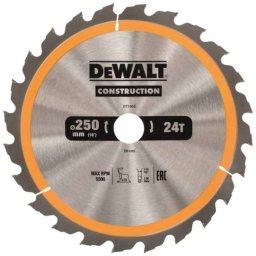 DeWALT Akcesoria - Tarcza pilarska 250x30 mm, 24 zębów DT1956