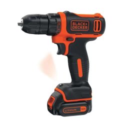 BLACK+DECKER - AKU wiertarko-wkrętarka 10,8 V, 1x akumulator Ah Li-Ion 1,5 Ah, ładowarka BDCDD12-QW