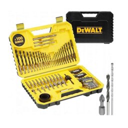 DeWALT - 100-częściowy zestaw bitów i wierteł DT71563