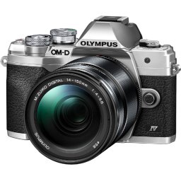 Aparat Olympus OM-D E-M10 Mark IV + 14-150mm f/4-5.6 II (srebrny)