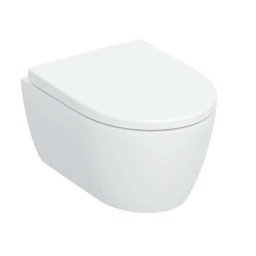Geberit iCon - Toaleta wisząca z deską SoftClose, TurboFlush, Rimfree, biały mat 503.049.JT.1