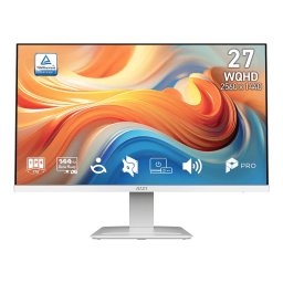 MSI Monitor 27 cali PRO MP273QW E14 LED/WQHD/FLAT/144Hz/biały