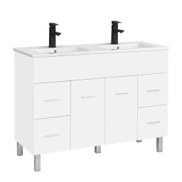 Neo 120 szafka dolna z umywalk biay-biay