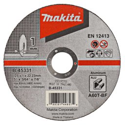 Makita Akcesoria - Tarcza tnąca do aluminium 125x22,2 mm B-45331