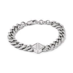 Męska bransoletka Emporio Armani TREND łańcuszek z logo EGS3132040 ★ AUTORYZOWANY SKLEP | Raty 0% | PayPo | ZWROT DO 365 DNI • POLECANA OFERTA ✓