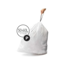 Simplehuman - Worki na śmieci 50-60 l, typ P, 20 szt CW0175
