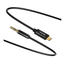 Baseus audio USB-C do mini jack 3,5mm AUX Yiven 1,2m Czarny