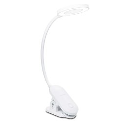 Philips - Lampa biurkowa LED z klipsem, 4000 K, 5 W, możliwość ściemniania, biały 929003315007