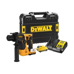 DeWALT Narzędzia - Młotowiertarka akumulatorowa SDS Plus 12 V, 2x akumulator 3,0 Ah XR, ładowarka DCH072L2