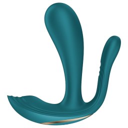 Satisfyer Top Secret+ - wibrujący stymulator noszony w bieliźnie - zielony