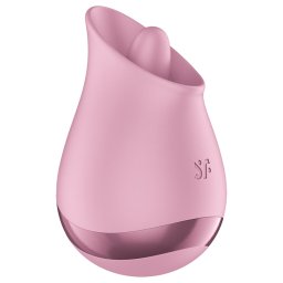 Satisfyer Tongue Player - wibrator do łechtaczki z języczkiem - silikon różowy