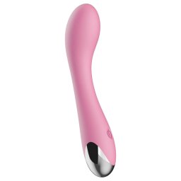 Lonely - wibrator do punktu G - ładowany USB - silikon różowy