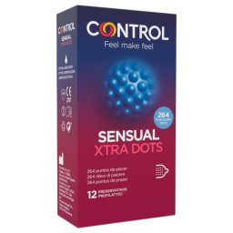 Control - prezerwatywy z wypustkami - 12 sztuk