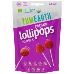 YumEarth, Lizaki z Witaminą C (14szt) 87g EKO