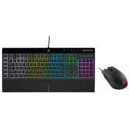 Corsair K55 RGB Pro + Harpoon RGB Pro Czarny