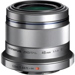 Olympus M.Zuiko Digital 45mm f/1.8 ED - srebrny + cashback 400 zł