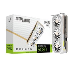 ZOTAC Karta graficzna GeForce RTX 5080 SOLID OC 16GB GDDR7 256bit 3DP/HDMI biała