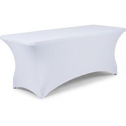 B2B Partner Pokrowiec na stół cateringowy, 2400 x 750 x 740 mm, biały