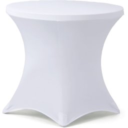 B2B Partner Pokrowiec na stół cateringowy, 805 x 740 mm, biały